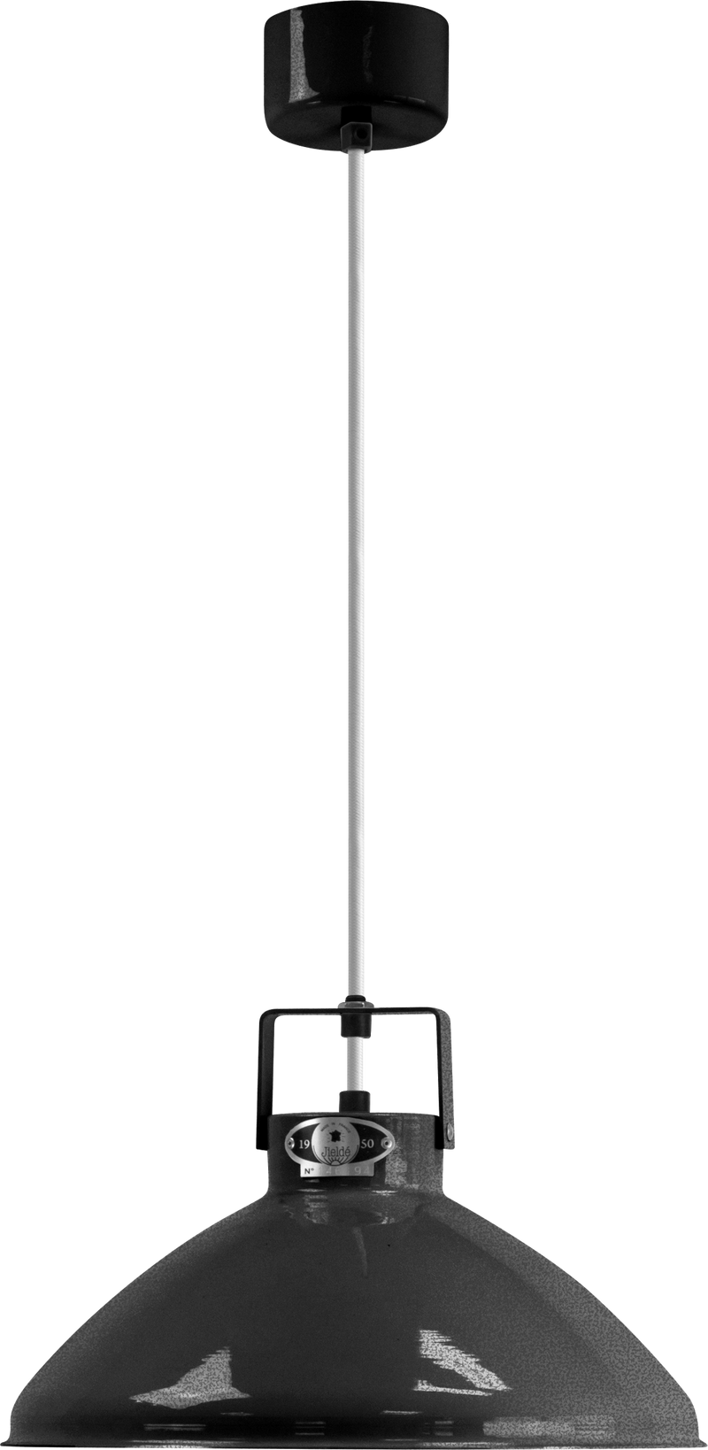 Beaumont Pendant - B240 - Glossy Finish - Jielde Pendants - Red - RAL3020 - Silver - HORNE