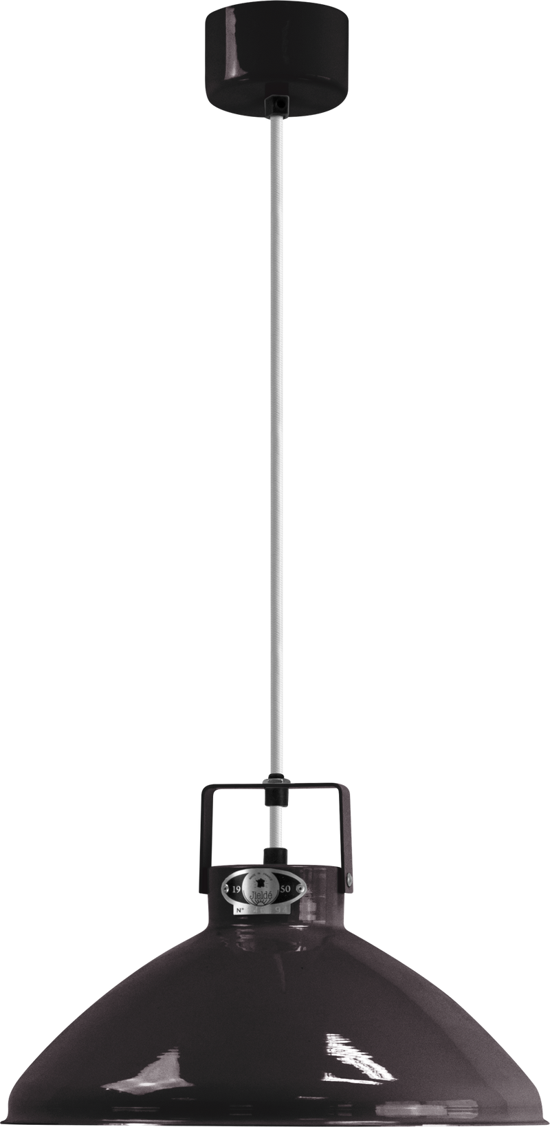 Beaumont Pendant - B240 - Glossy Finish - Jielde Pendants - Red - RAL3020 - Silver - HORNE