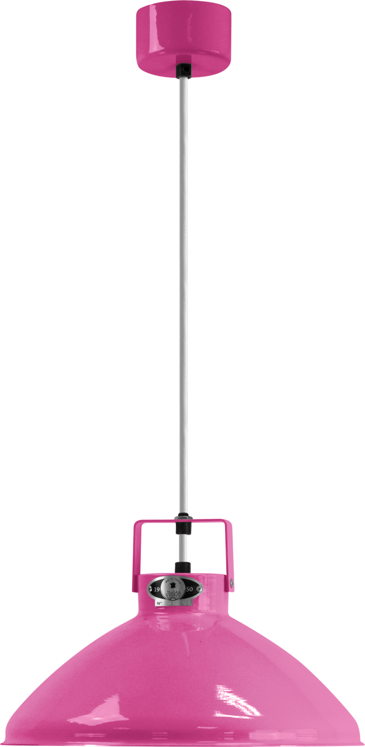 Beaumont Pendant - B240 - Glossy Finish - Jielde Pendants - Pink - RAL4003 - Silver - HORNE