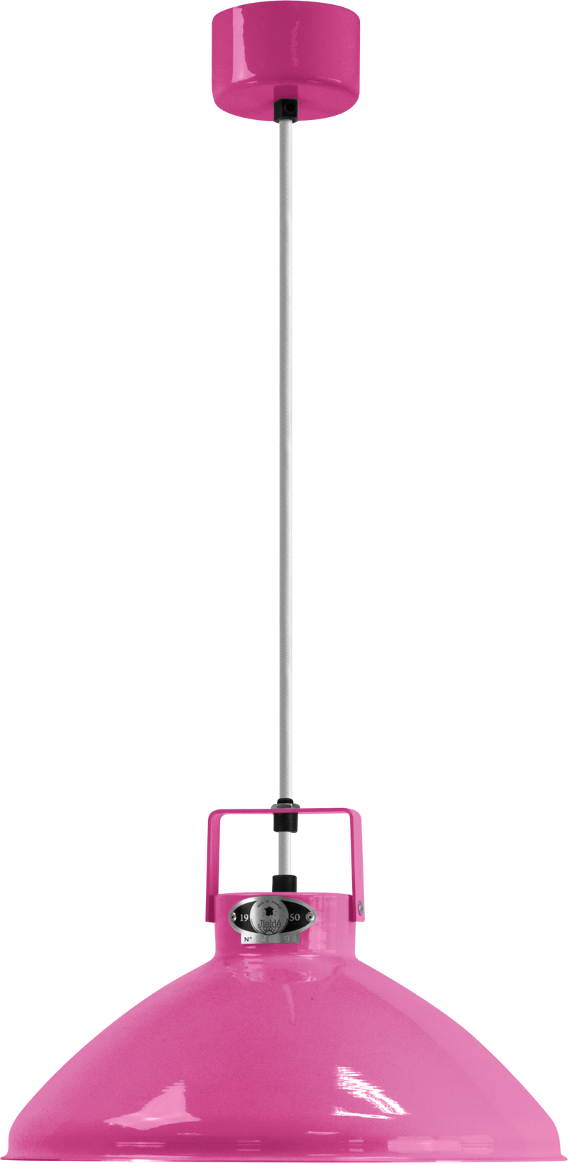 Beaumont Pendant - B240 - Glossy Finish - Jielde Pendants - Red - RAL3020 - Silver - HORNE