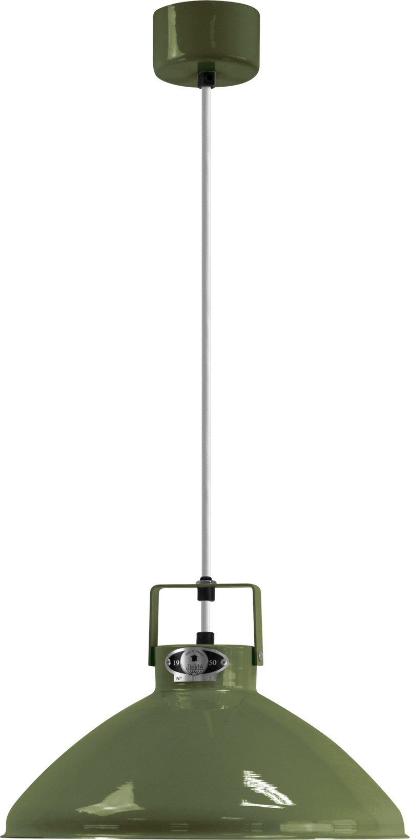 Beaumont Pendant - B240 - Glossy Finish - Jielde Pendants - Red - RAL3020 - Silver - HORNE