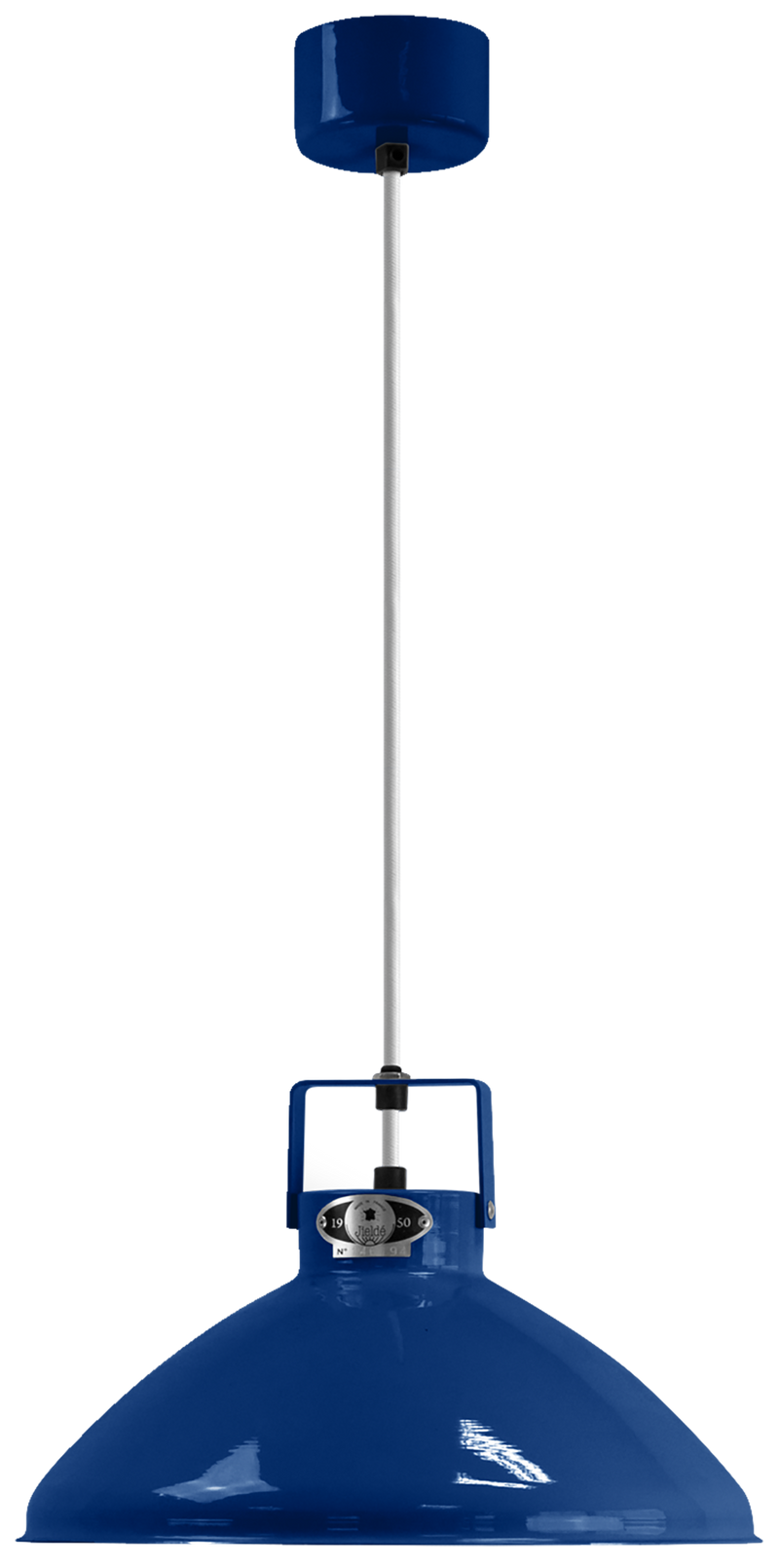 Beaumont Pendant - B240 - Glossy Finish - Jielde Pendants - Red - RAL3020 - Silver - HORNE