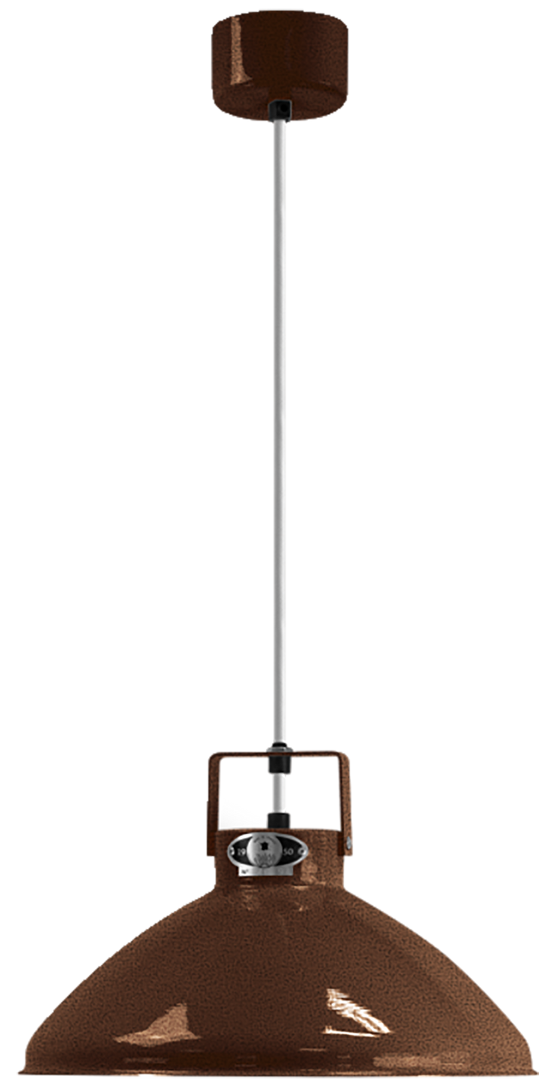 Beaumont Pendant - B240 - Glossy Finish - Jielde Pendants - Red - RAL3020 - Silver - HORNE