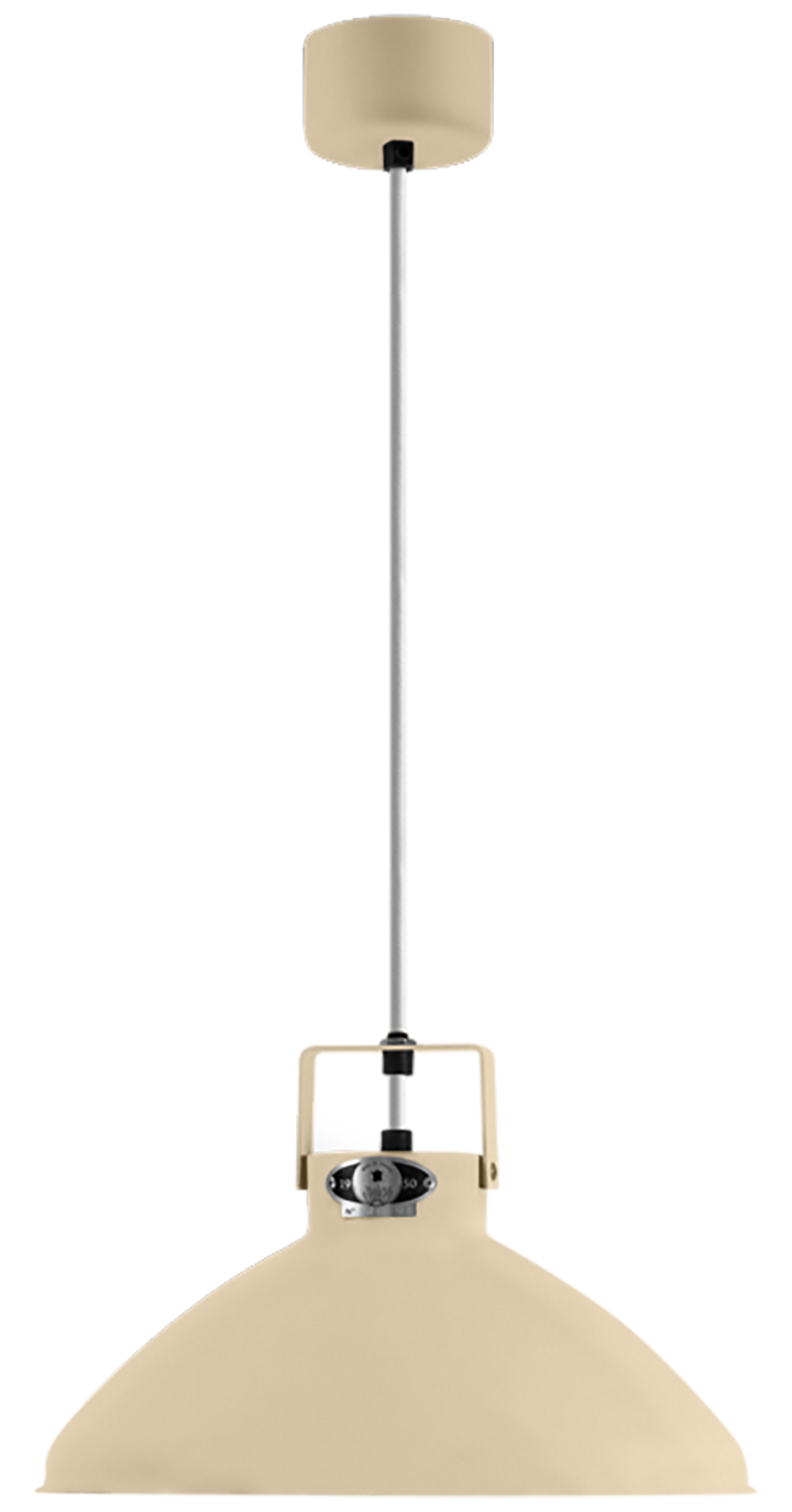 Beaumont Pendant - B240 - Matte Finish - Jielde Pendants - Granite Grey - RAL7026 - Silver - HORNE