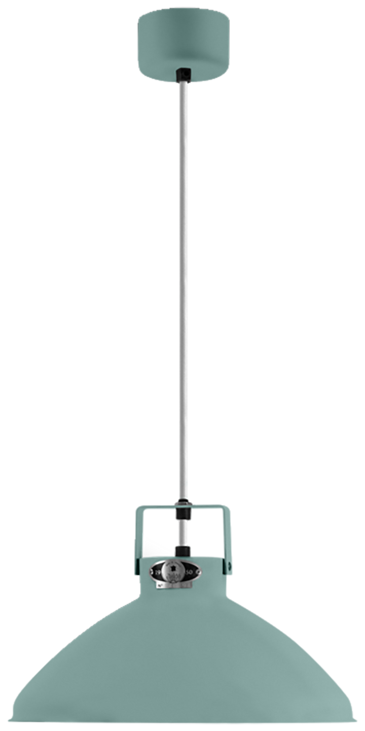 Beaumont Pendant - B240 - Matte Finish - Jielde Pendants - Water Blue - RAL5021 - Silver - HORNE