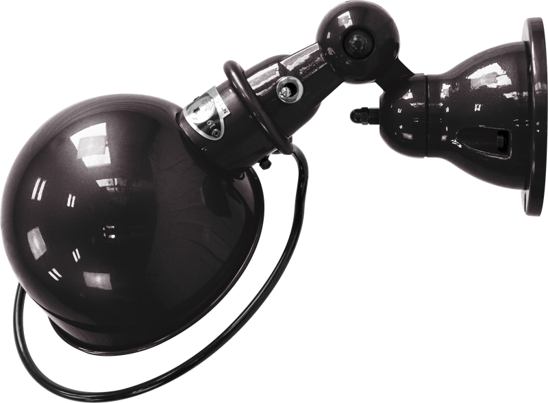 Loft Wall Sconce - D1000X - Glossy Finish - Jielde - Wall Sconces - No Switch - Fuschia - RAL4008 - HORNE