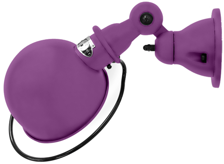Loft Wall Sconce - D1000X - Matte Finish - Jielde - Wall Sconces - No Switch - Fuschia - RAL4008 - HORNE