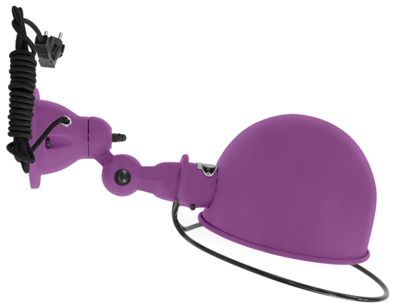 Loft Wall Sconce - D1020X - Matte Finish - Jielde - Wall Sconces - No Switch - Red - RAL3020 - HORNE