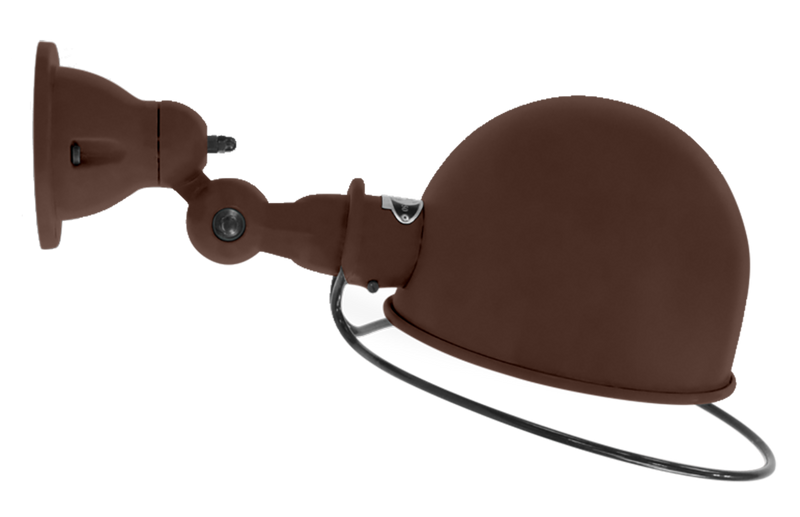 Loft Wall Sconce - D1020X - Matte Finish - Jielde - Wall Sconces - No Switch - Red - RAL3020 - HORNE