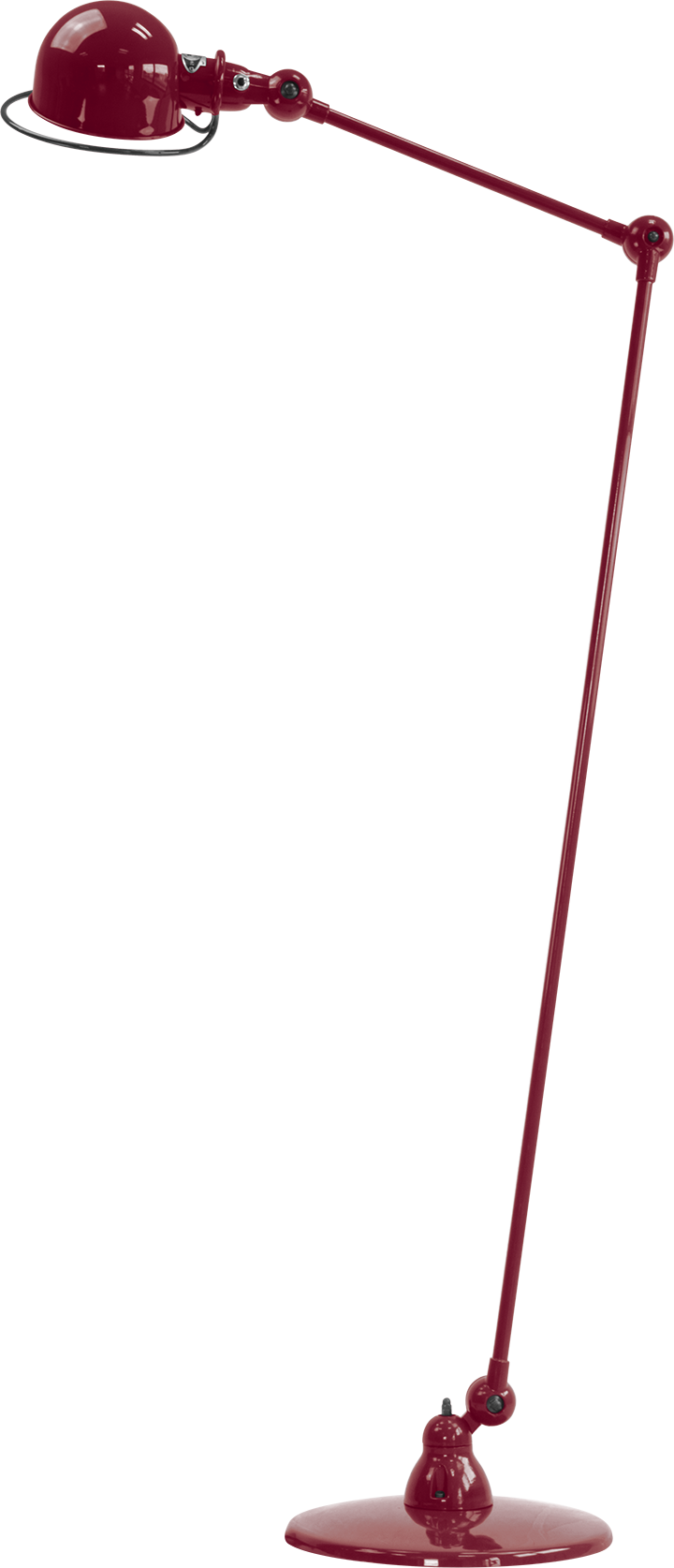 Loft Floor Lamp - D1240 - Jielde - Floor Lamps - Glossy - Burgundy - RAL3005 - HORNE