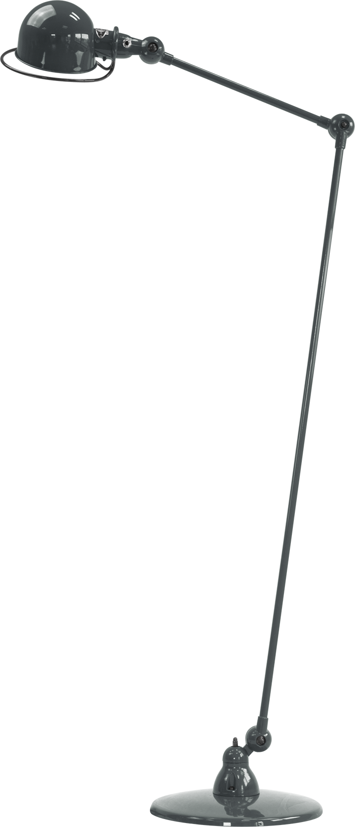 Loft Floor Lamp - D1240 - Jielde - Floor Lamps - Glossy - Granite Grey - RAL7026 - HORNE