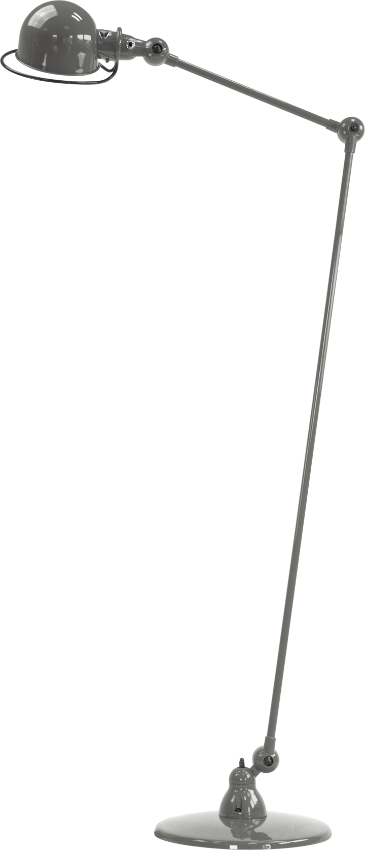 Loft Floor Lamp - D1240 - Jielde - Floor Lamps - Glossy - Mouse Grey - RAL7005 - HORNE