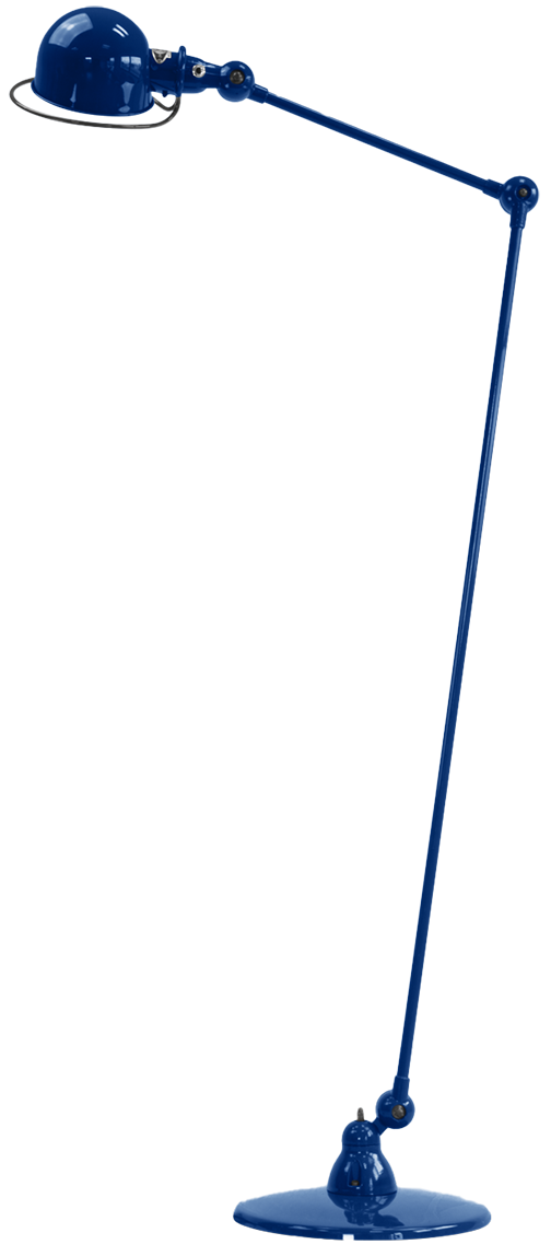 Loft Floor Lamp - D1240 - Jielde - Floor Lamps - Glossy - Sapphire Blue - RAL5003 - HORNE
