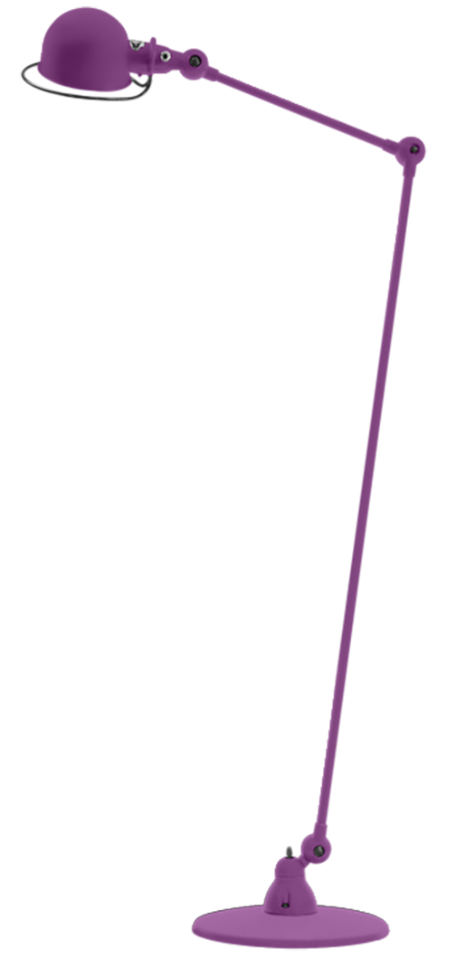 Loft Floor Lamp - D1240 - Jielde - Floor Lamps - Glossy - Fuschia - RAL4008 - HORNE