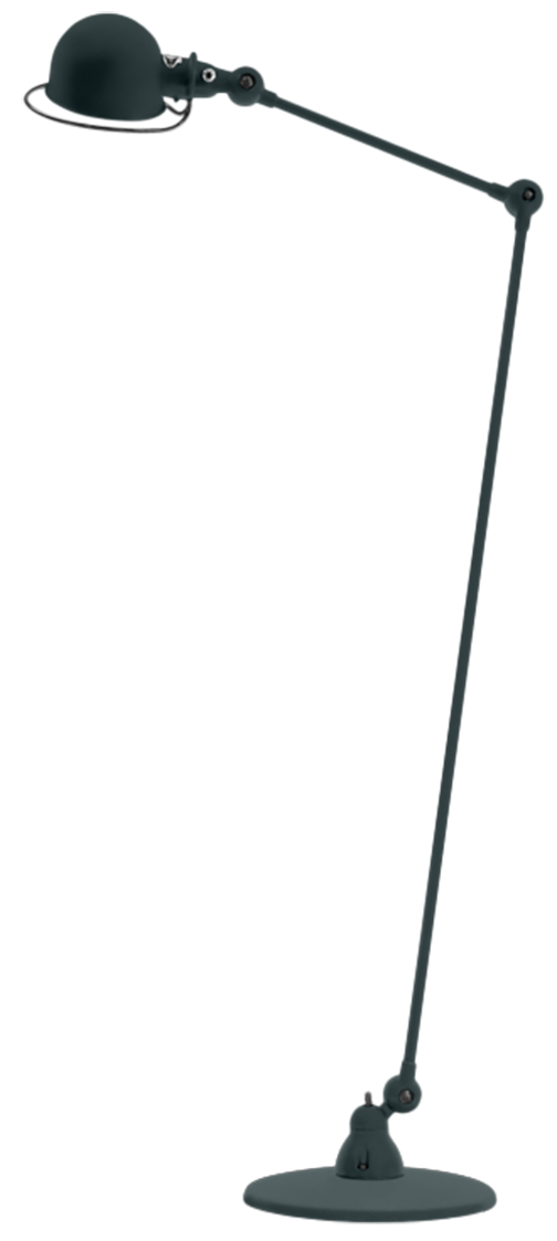 Loft Floor Lamp - D1240 - Jielde - Floor Lamps - Matte - Granite Grey - RAL7026 - HORNE