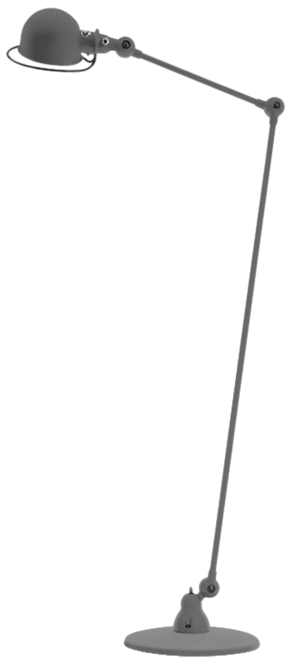 Loft Floor Lamp - D1240 - Jielde - Floor Lamps - Matte - Mouse Grey - RAL7005 - HORNE