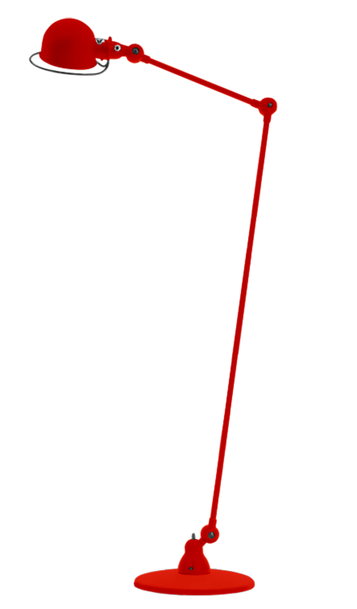 Loft Floor Lamp - D1240 - Jielde - Floor Lamps - Glossy - Fuschia - RAL4008 - HORNE