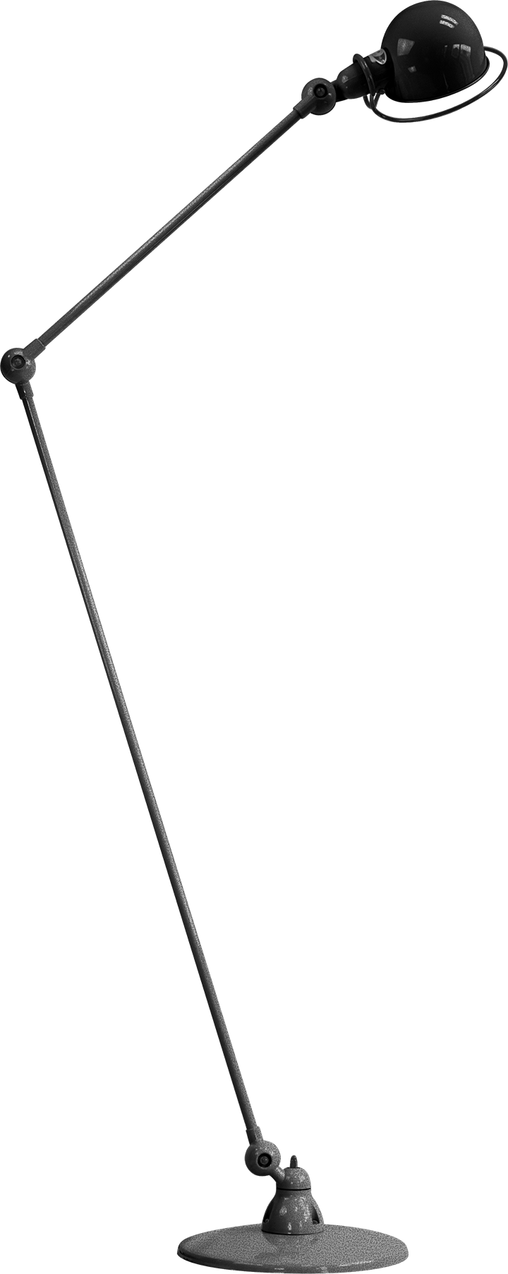 Loft Floor Lamp - D1260 - Jielde - Floor Lamps - Glossy - Orange - RAL2004 - HORNE