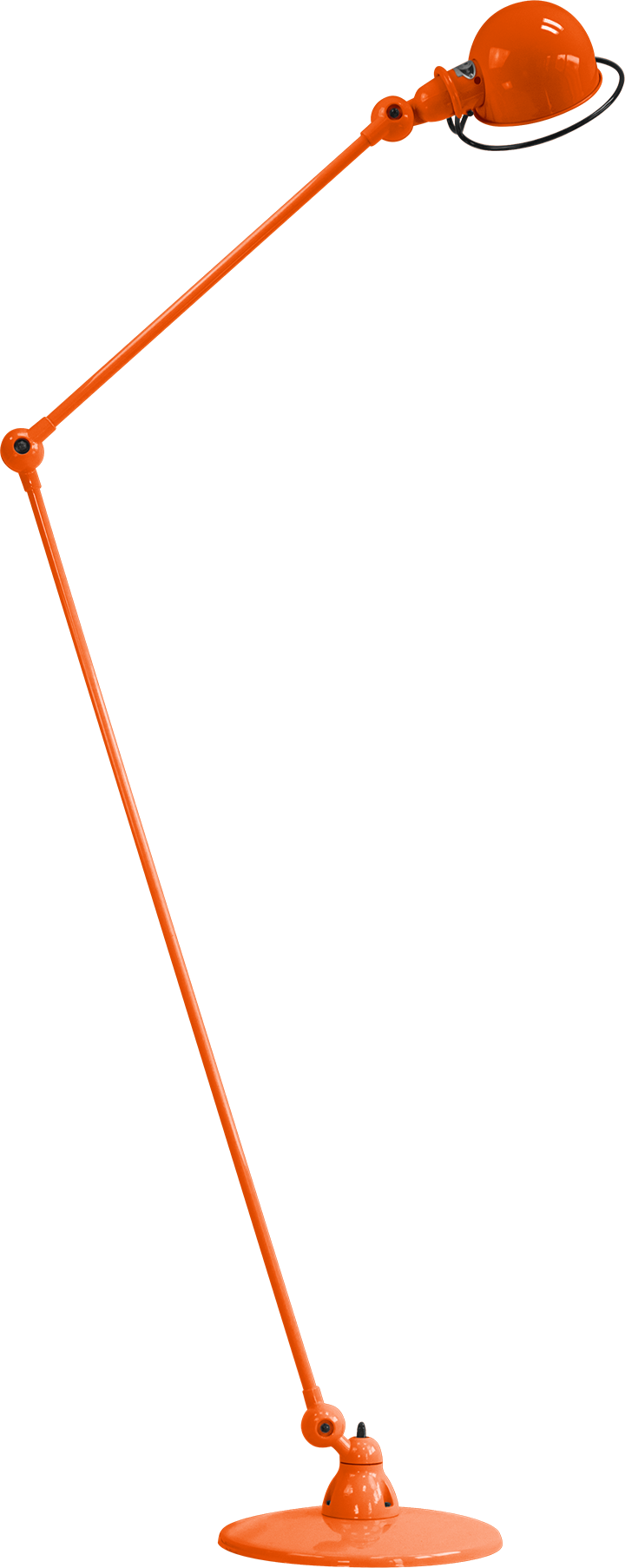 Loft Floor Lamp - D1260 - Jielde - Floor Lamps - Glossy - Orange - RAL2004 - HORNE