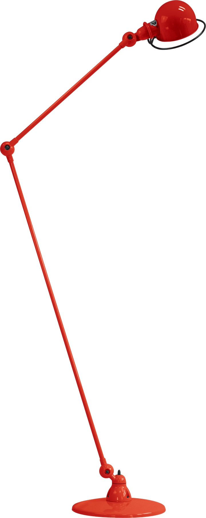 Loft Floor Lamp - D1260 - Jielde - Floor Lamps - Glossy - Orange - RAL2004 - HORNE