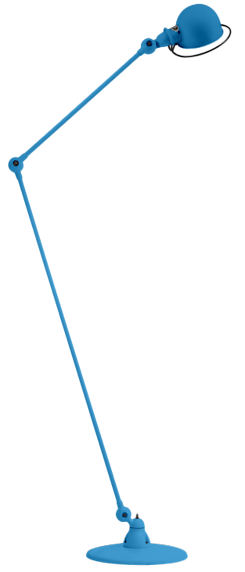 Loft Floor Lamp - D1260 - Jielde - Floor Lamps - Glossy - Orange - RAL2004 - HORNE