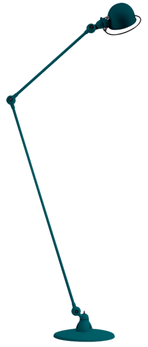 Loft Floor Lamp - D1260 - Jielde - Floor Lamps - Glossy - Orange - RAL2004 - HORNE