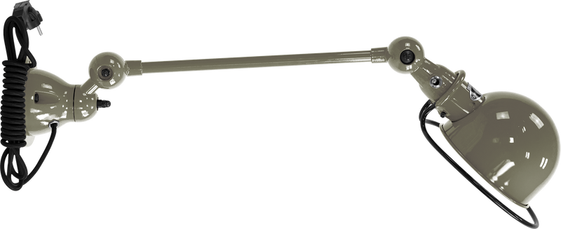 Loft Table/Wall Light - D4001 - Glossy Finish - Jielde - Table + Task - No Switch - Red - RAL3020 - HORNE