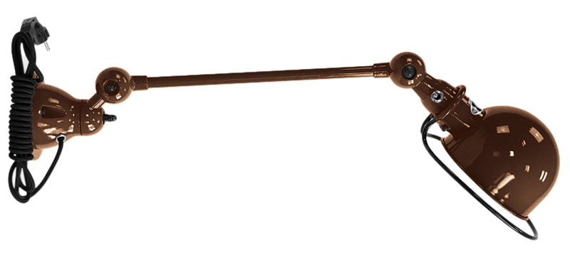 Loft Table/Wall Light - D4001 - Glossy Finish - Jielde - Table + Task - No Switch - Red - RAL3020 - HORNE