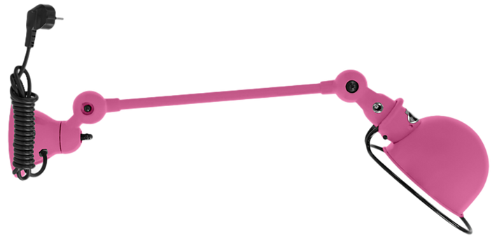 Loft Table/Wall Light - D4001 - Matte Finish - Jielde - Table + Task - With Plug & Cord - Pink - RAL4003 - HORNE