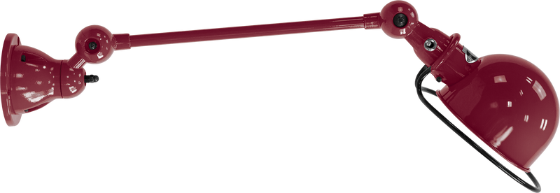 Loft Table/Wall Light - D4001 - Glossy Finish - Jielde - Table + Task - No Switch - Red - RAL3020 - HORNE