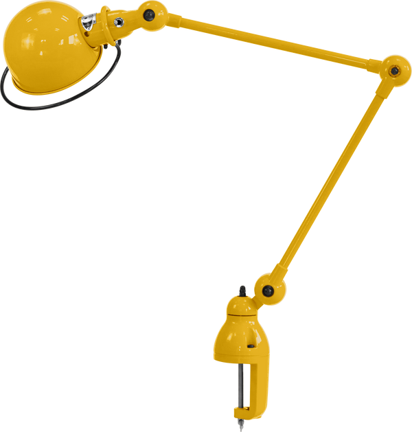 Loft Desk Clamp Lamp - D4040 - Jielde - Table + Task - Glossy - Mustard - RAL1003 - HORNE