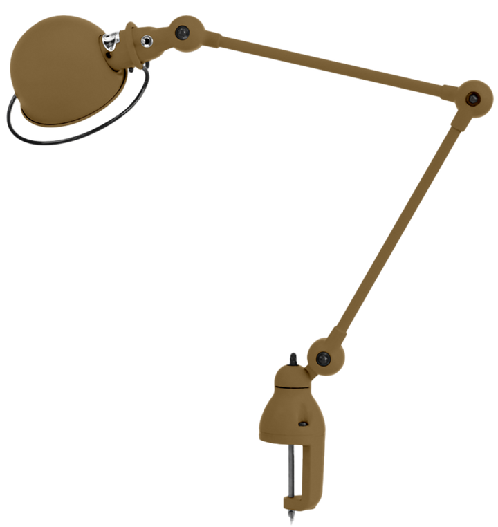 Loft Desk Clamp Lamp - D4040 - Jielde - Table + Task - Matte - Bronze - RAL1036 - HORNE