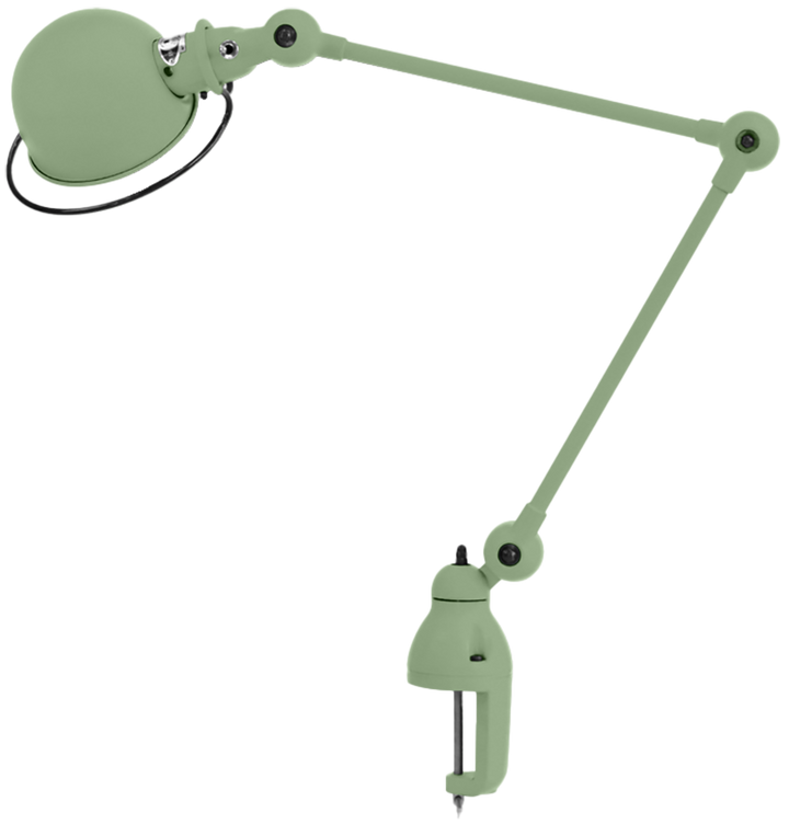 Loft Desk Clamp Lamp - D4040 - Jielde - Table + Task - Matte - Water Green - RAL6019 - HORNE