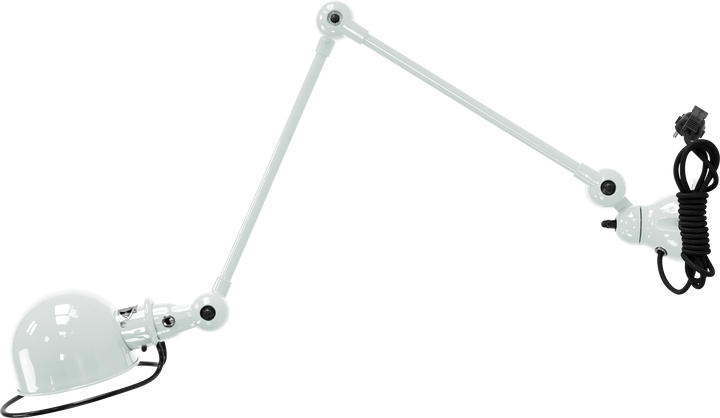Loft Table/Wall Light - D4401R - Glossy Finish - Jielde - Table + Task - With Plug & Cord - White - HORNE