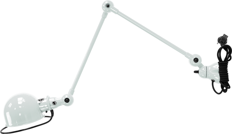 Loft Table/Wall Light - D4401R - Glossy Finish - Jielde - Table + Task - No Switch - White - HORNE