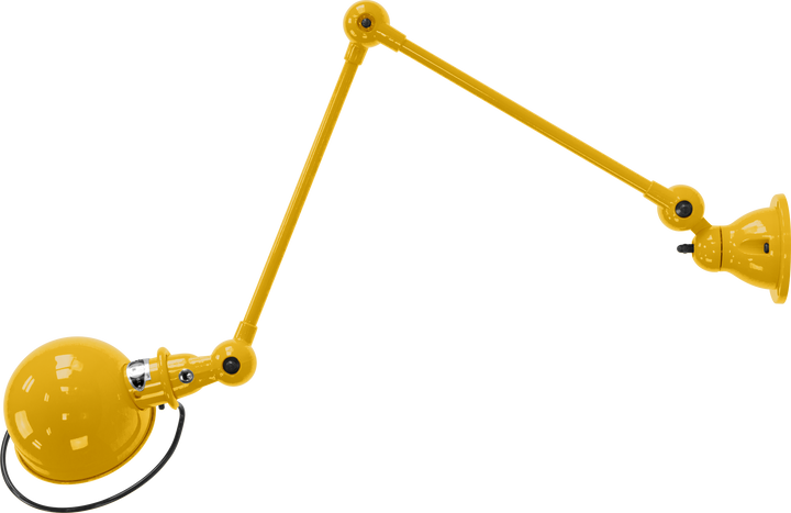Loft Table/Wall Light - D4401R - Glossy Finish - Jielde - Table + Task - No Switch - Mustard - RAL1003 - HORNE