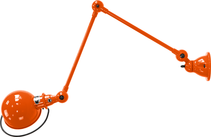 Loft Table/Wall Light - D4401R - Glossy Finish - Jielde - Table + Task - No Switch - Orange - RAL2004 - HORNE