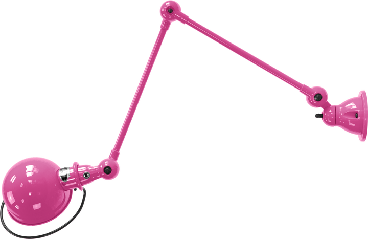 Loft Table/Wall Light - D4401R - Glossy Finish - Jielde - Table + Task - No Switch - Pink - RAL4003 - HORNE