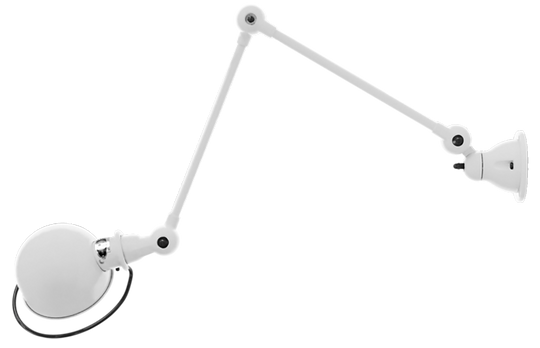 Loft Table/Wall Light - D4401R - Matte Finish - Jielde - Table + Task - No Switch - White - HORNE