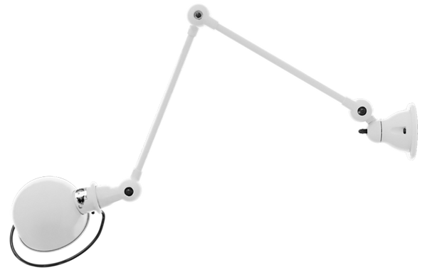 Loft Table/Wall Light - D4401R - Matte Finish - Jielde - Table + Task - No Switch - White - HORNE