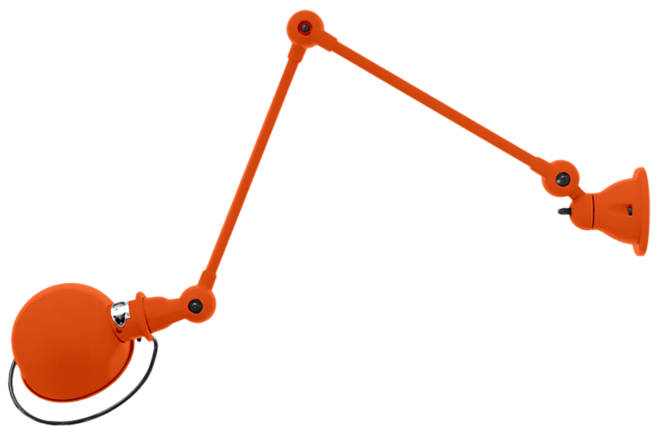 Loft Table/Wall Light - D4401R - Matte Finish - Jielde - Table + Task - No Switch - Orange - RAL2004 - HORNE