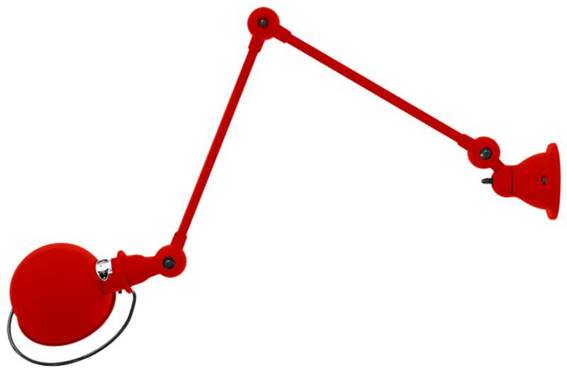 Loft Table/Wall Light - D4401R - Matte Finish - Jielde - Table + Task - No Switch - Orange - RAL2004 - HORNE