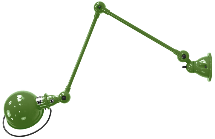 Loft Table/Wall Light - D4401R - Glossy Finish - Jielde - Table + Task - No Switch - Herb Green - RAL6010 - HORNE