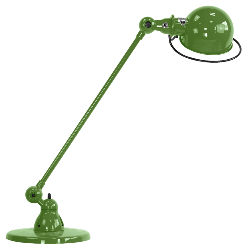 Loft Desk Lamp D6000 - Jielde - Table + Task - Glossy - Olive Green - RAL6003 - HORNE