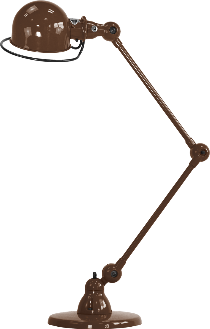 Loft Desk Lamp - D6440 - Jielde - Table + Task - Glossy - Chocolate - RAL8017 - HORNE