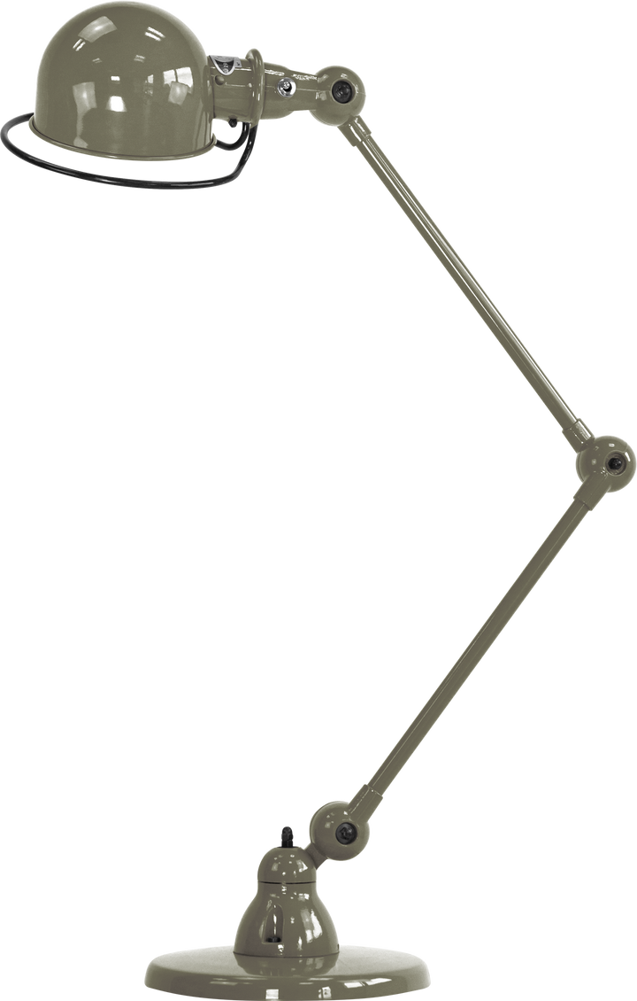 Loft Desk Lamp - D6440 - Jielde - Table + Task - Glossy - Khaki - RAL7002 - HORNE