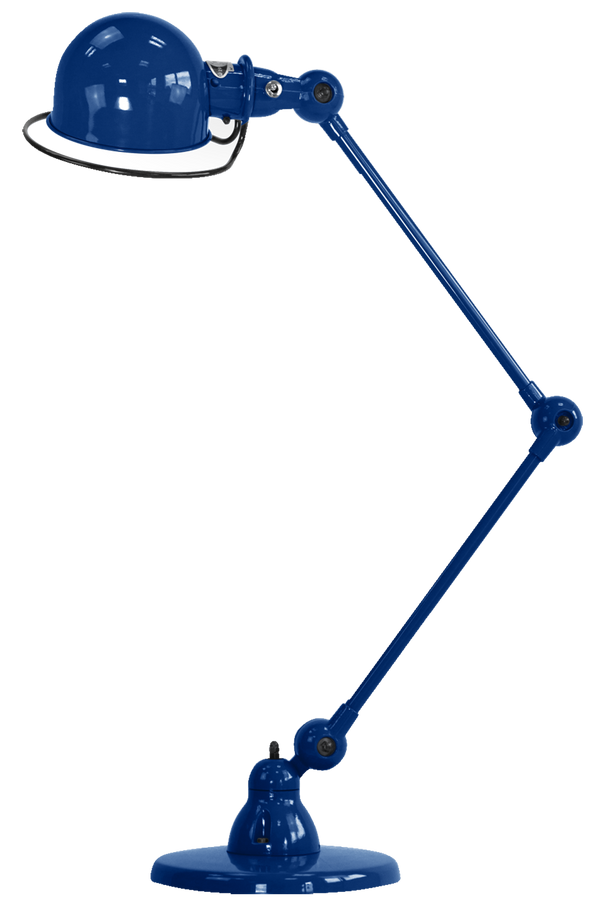 Loft Desk Lamp - D6440 - Jielde - Table + Task - Glossy - Sapphire Blue - RAL5003 - HORNE