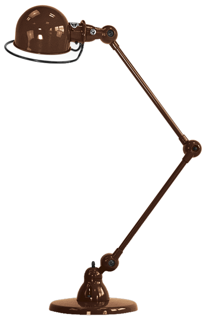 Loft Desk Lamp - D6440 - Jielde - Table + Task - Glossy - Hammered Copper - HORNE