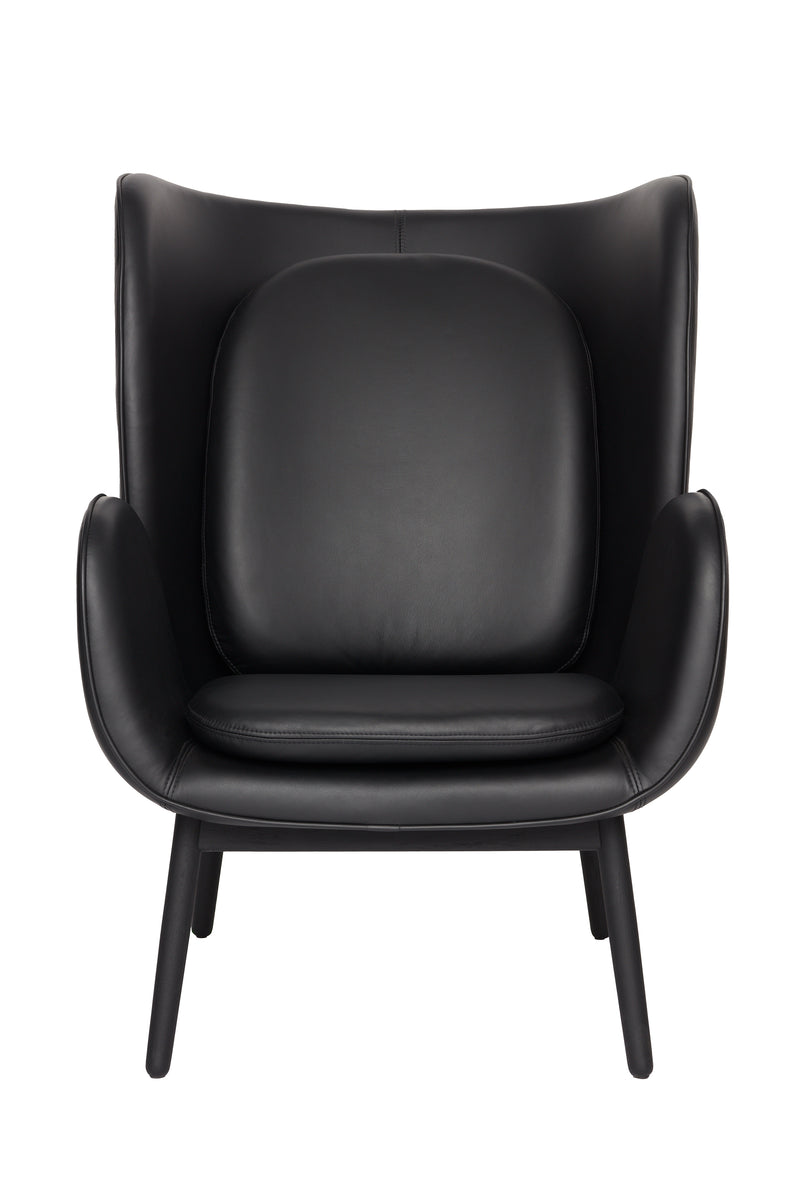 Enclose Armchair - Fogia - Chairs - Barnum - Pine - Black - HORNE
