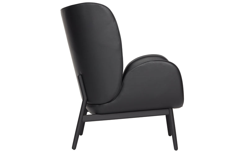 Enclose Armchair - Fogia - Chairs - Barnum - Pine - Black - HORNE